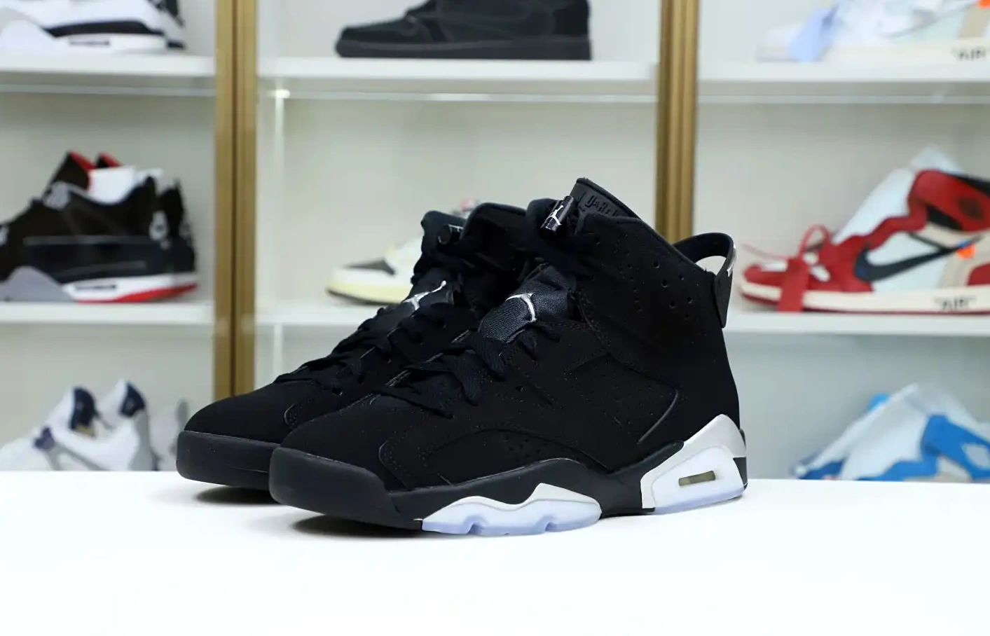 CHROME JORDAN 6 AIR 0406